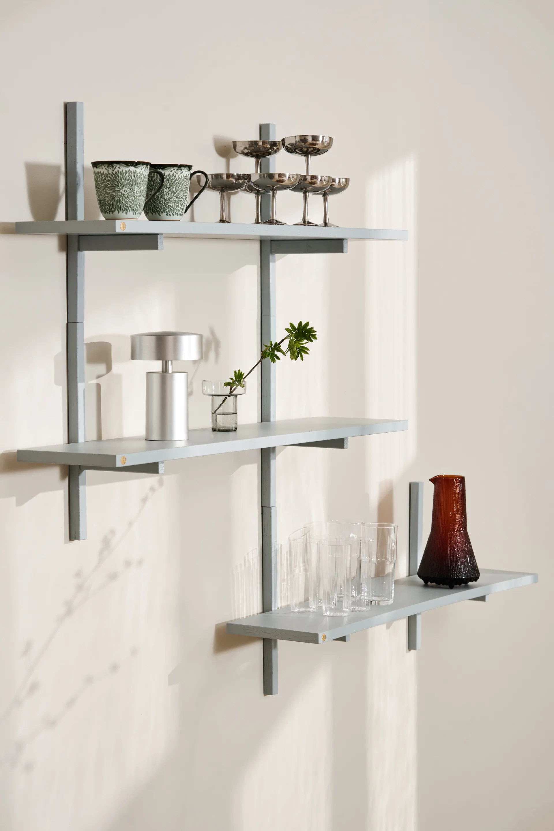A-Light Shelf seinähylly Special Edition, Grey blue 90x21x35 cm Andersen Furniture
