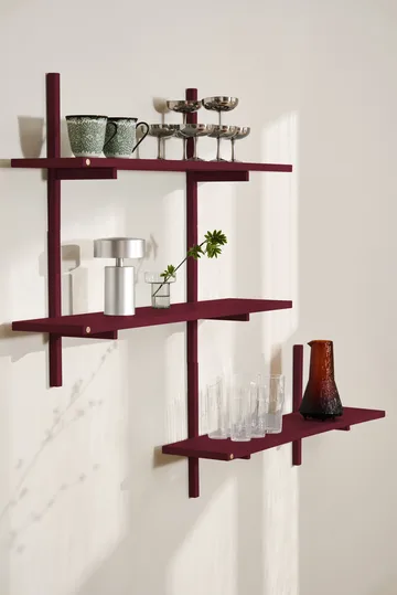 A-Light Shelf seinähylly Special Edition - Wine red 90x21x35 cm - Andersen Furniture