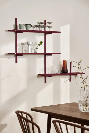 A-Light Shelf seinähylly Special Edition - Wine red 90x21x35 cm - Andersen Furniture
