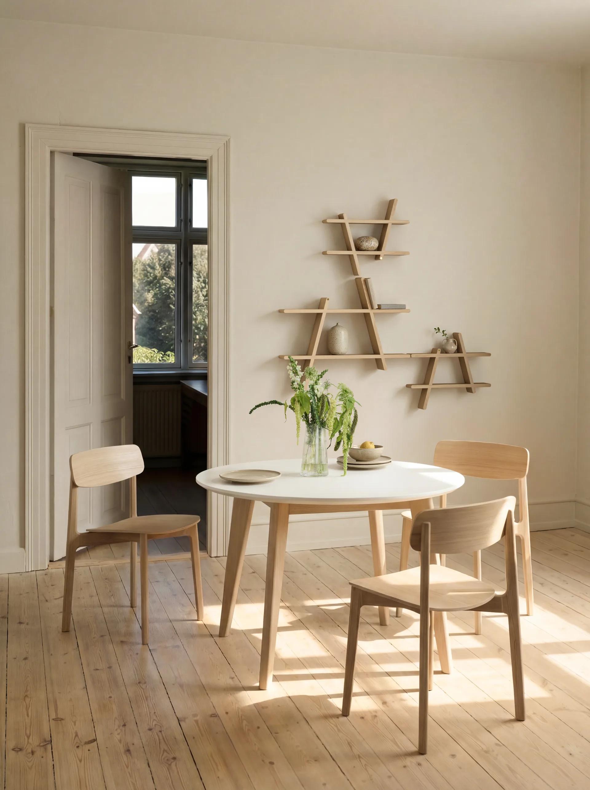 A-Shelf seinähylly Medium 52x9x46 cm, Oak Andersen Furniture