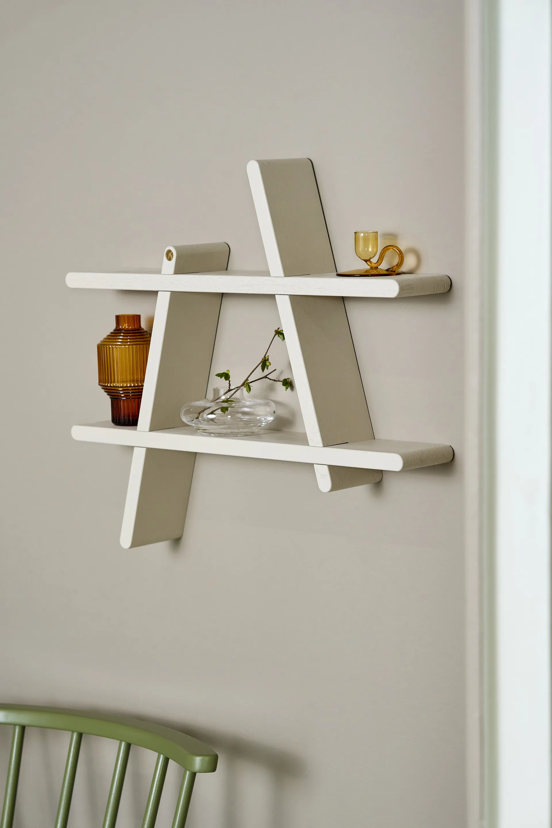 A-Shelf seinähylly Special Edition, Light beige M 52x9x46 cm Andersen Furniture