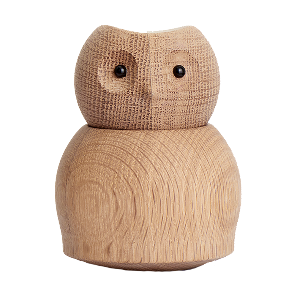 Andersen Furniture Andersen Owl puuhahmo Small Oak | Skandinaavinen Sisustus | Puuhahmot | Ruskea