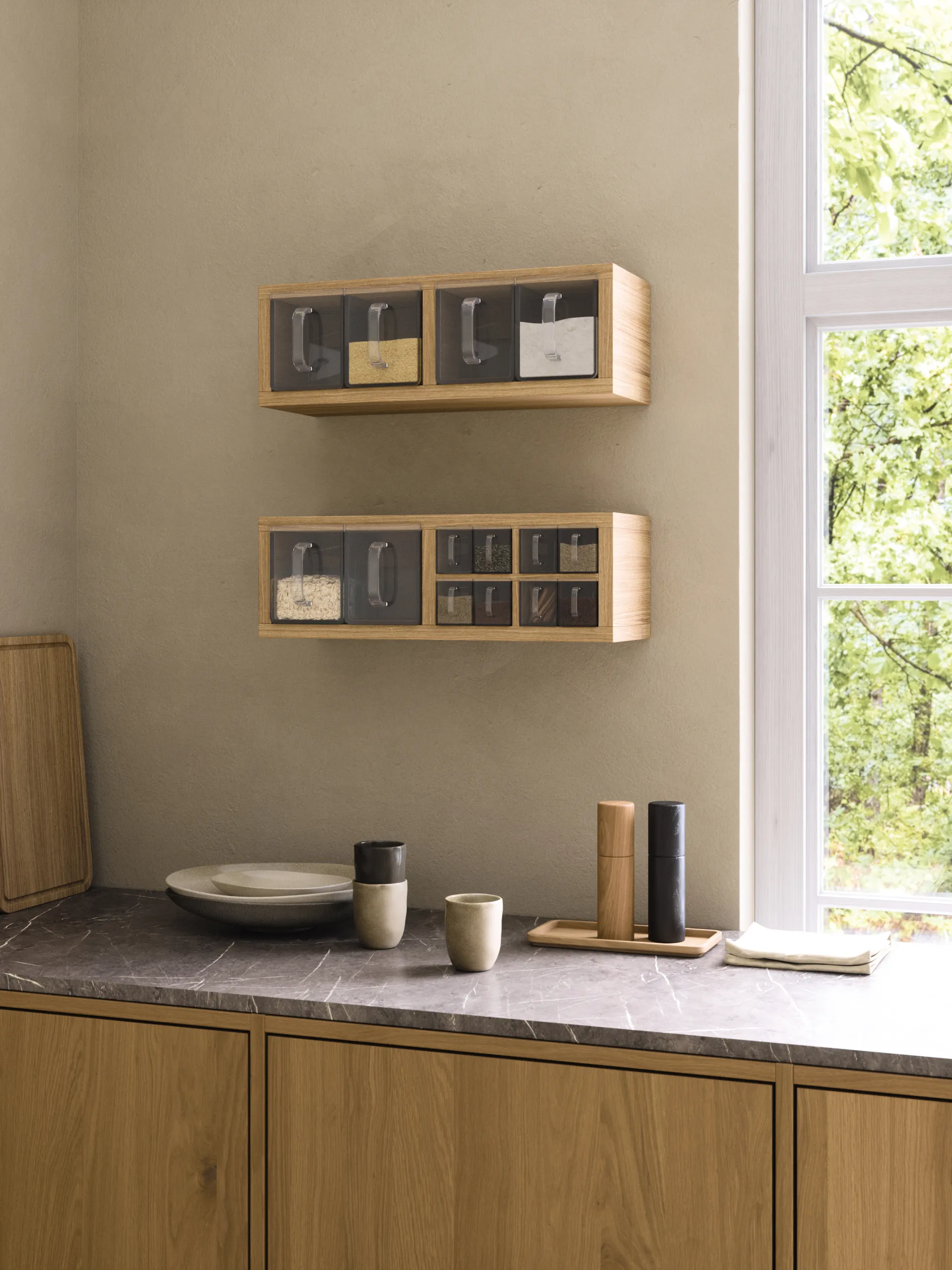 Andersen suola-/pippurimylly 18 cm, Oak Andersen Furniture