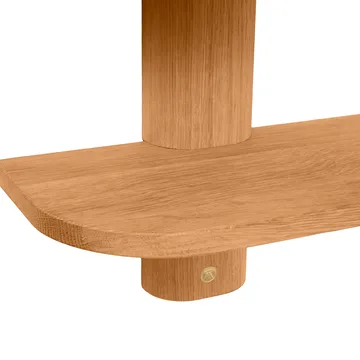 Bend seinähylly - Öljytty Nature Oak, 50×18×40 cm - Andersen Furniture