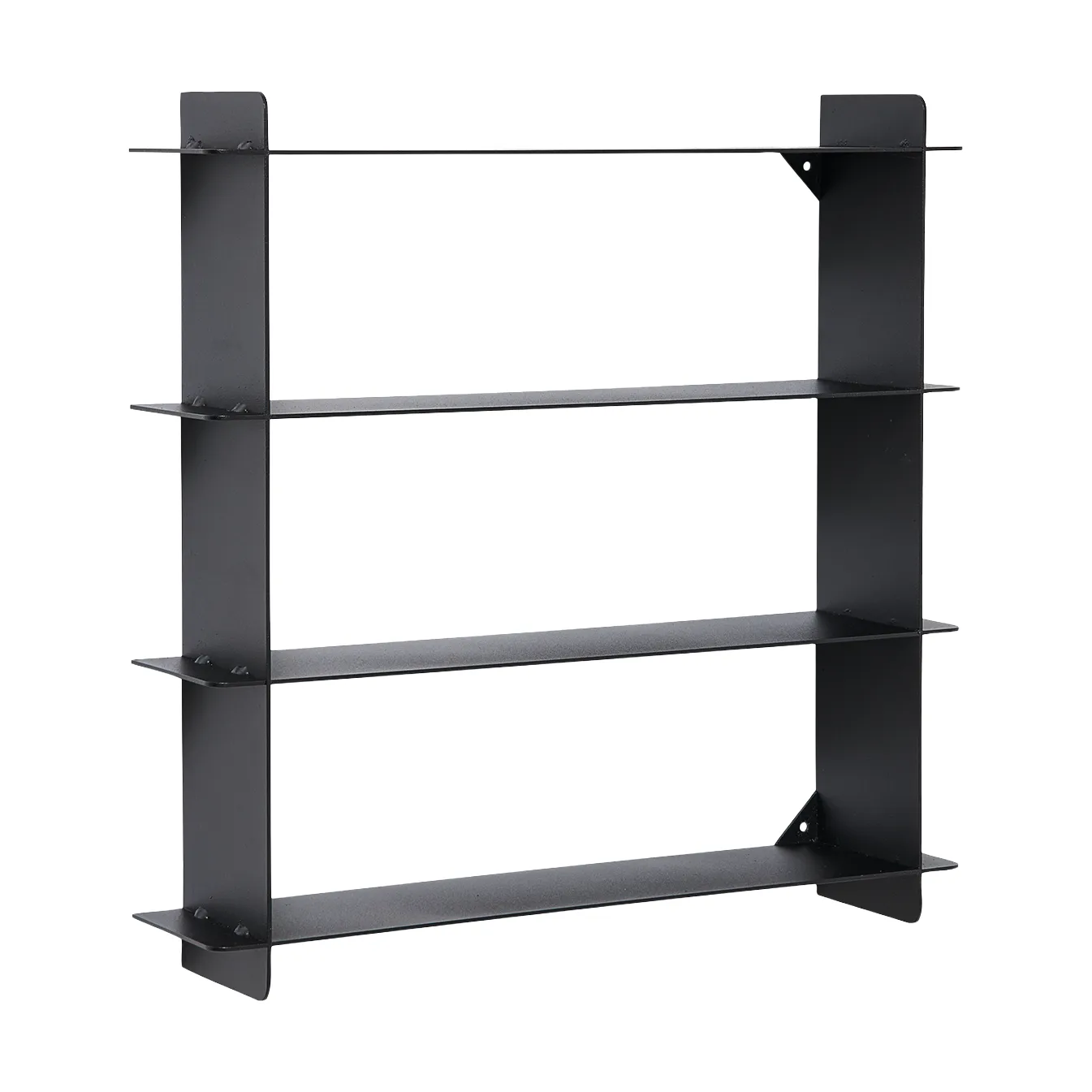 Division seinähylly, Black-teräs, 45x45x10 cm Andersen Furniture