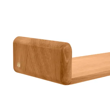 Level seinähylly - Öljytty Nature oak, 55×18×9 cm - Andersen Furniture