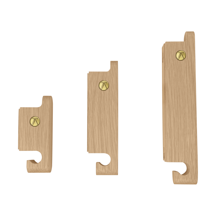 Multi Hooks koukku 3 kpl setti - Oak - Andersen Furniture