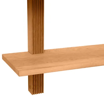 Phase seinähylly - Öljytty Nature Oak, 68x18x55 cm - Andersen Furniture