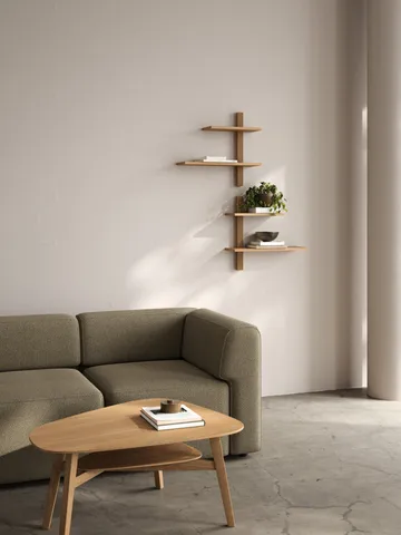 Phase seinähylly - Öljytty Nature Oak, 68x18x55 cm - Andersen Furniture