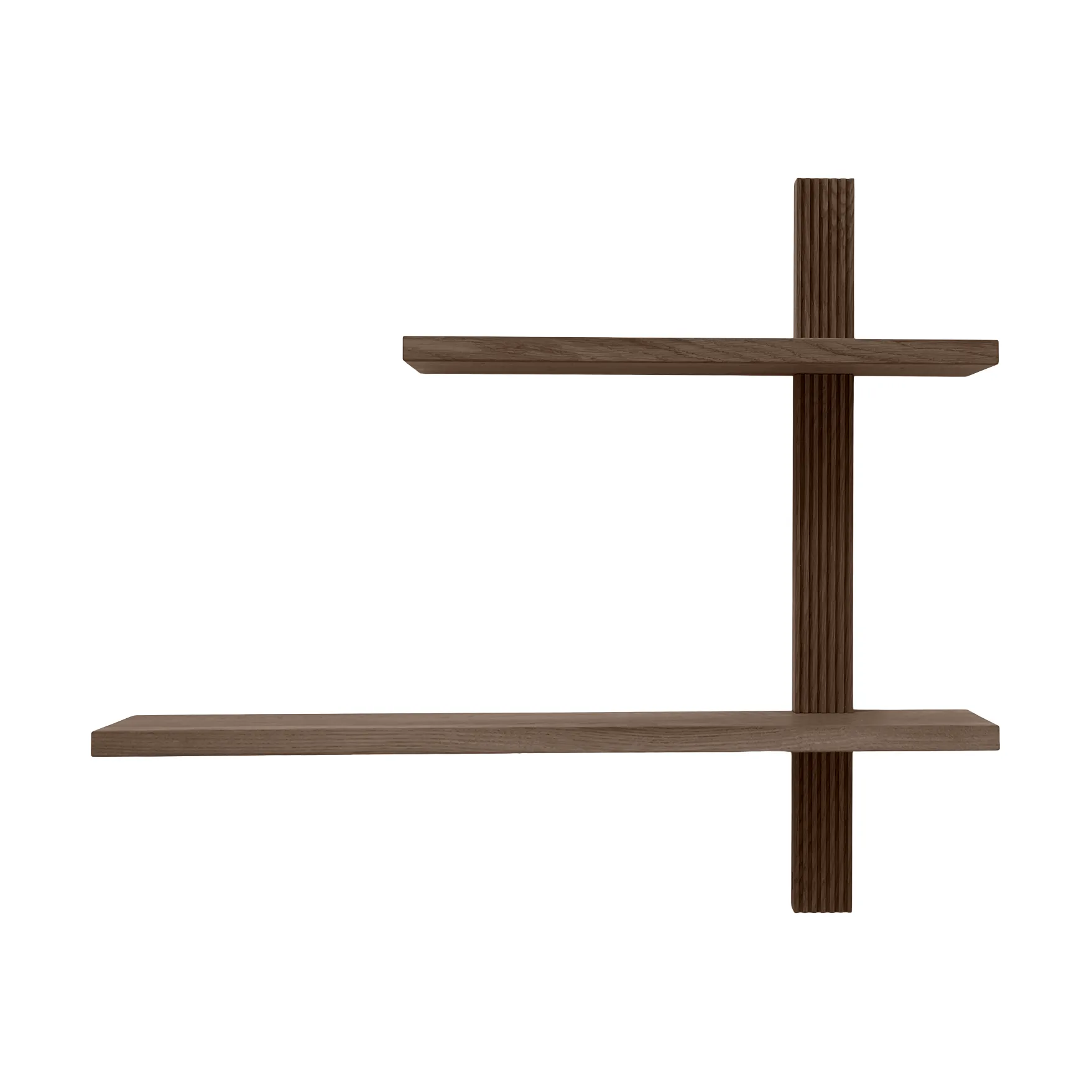 Phase seinähylly, Smoked Oiled Oak, 68×18×55 cm Andersen Furniture