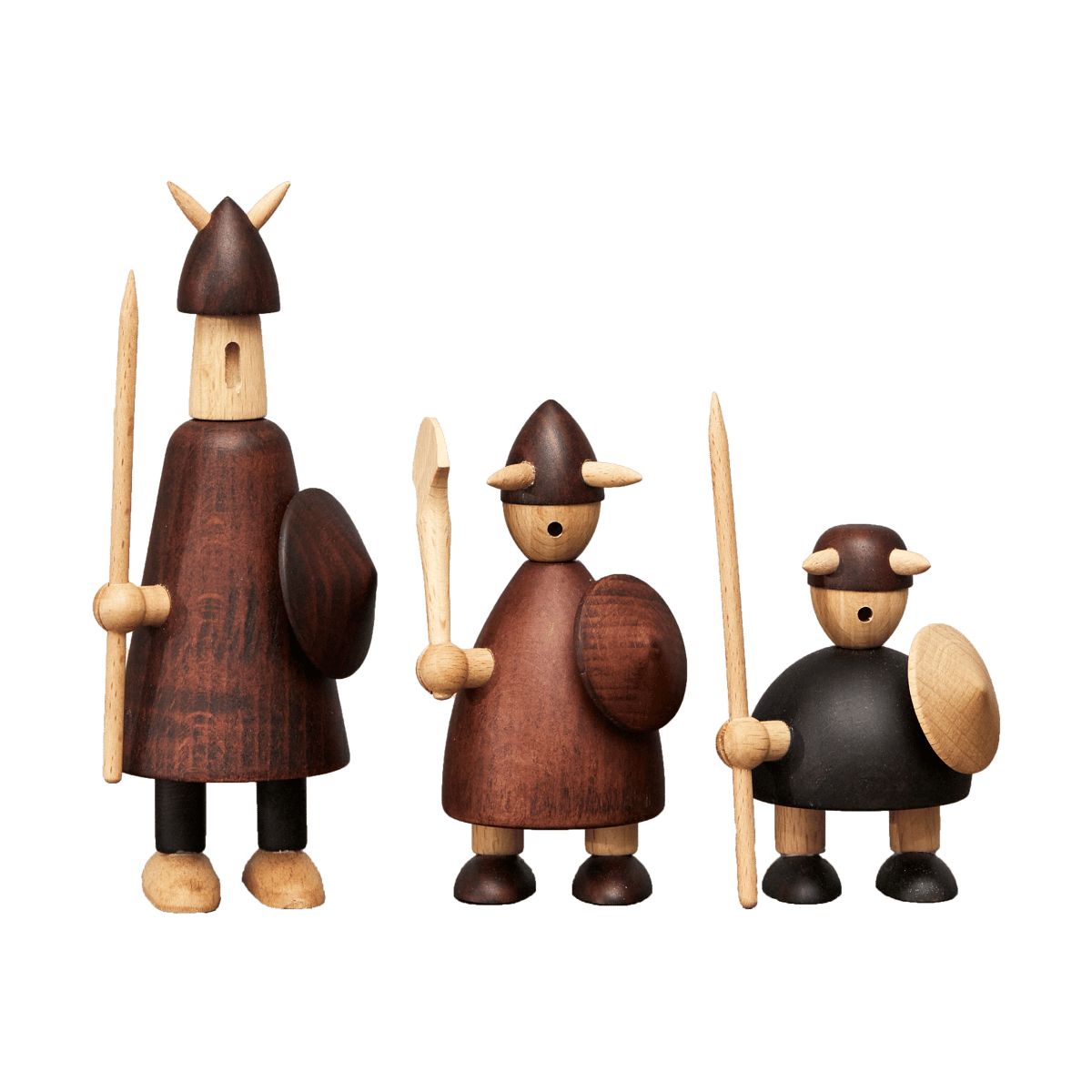 Andersen Furniture The vikings of Denmark puuhahmo 3 osaa Stained beech
