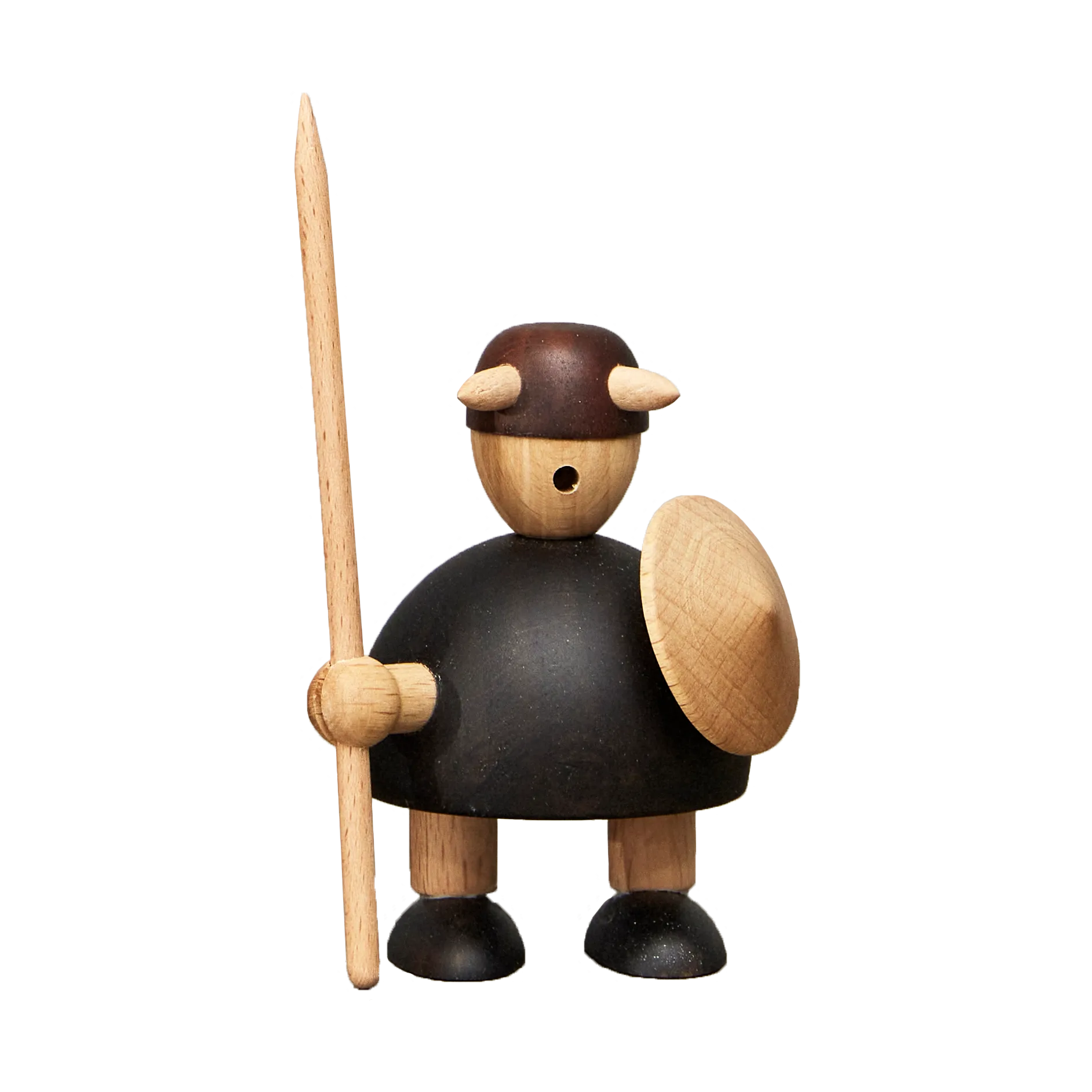 The vikings of Denmark puuhahmo Small, Stained beech Andersen Furniture