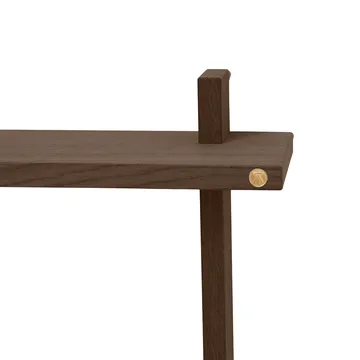 Treat seinähylly kaksinkertainen - Savusävytetty öljytty tammi, 50×12×50 cm - Andersen Furniture