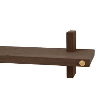 Treat seinähylly yksittäinen - Savustettu öljytty tammi, 50×12×11,2 cm - Andersen Furniture