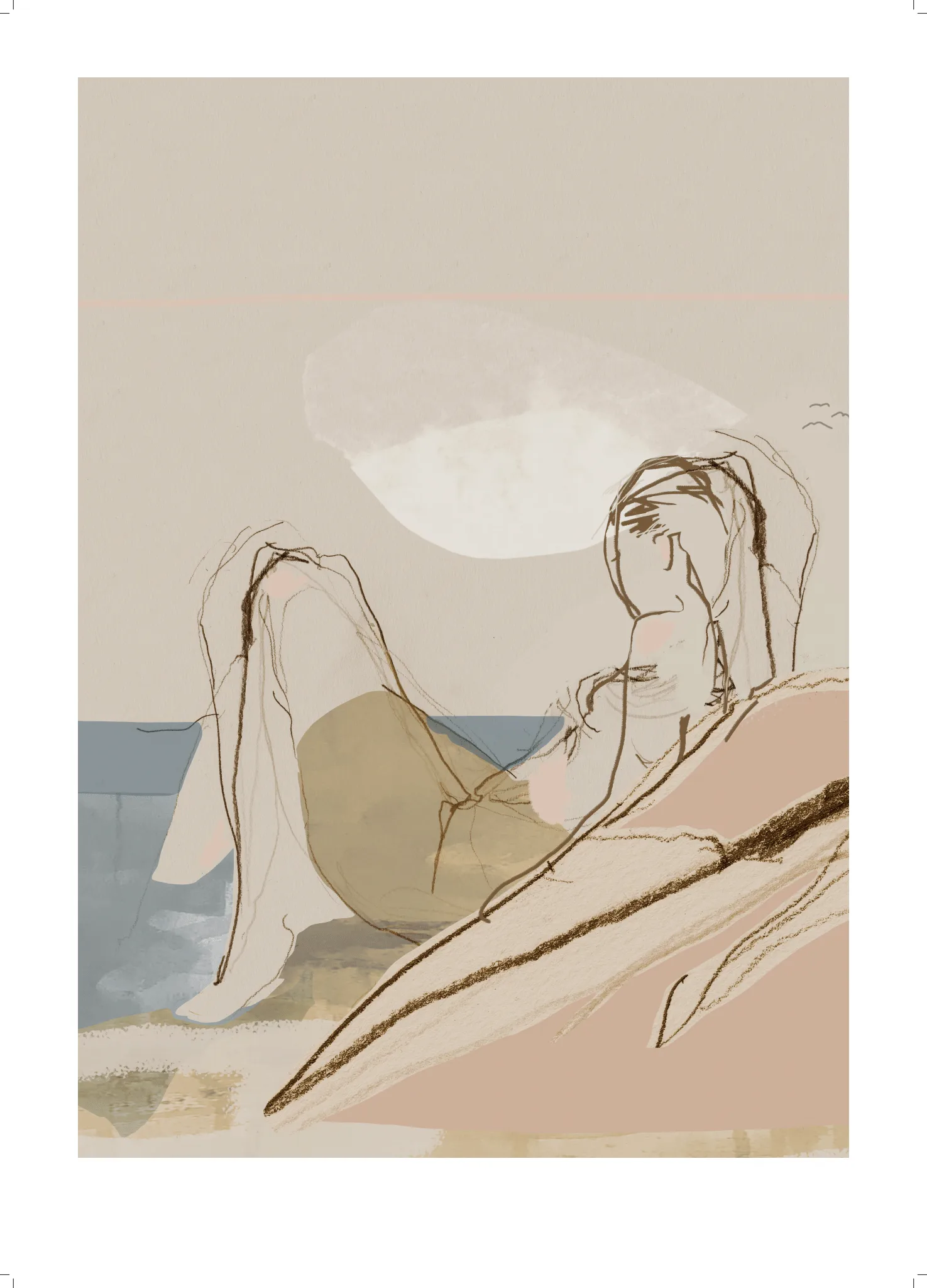 By the Ocean juliste, 50x70 cm Anna Bülow