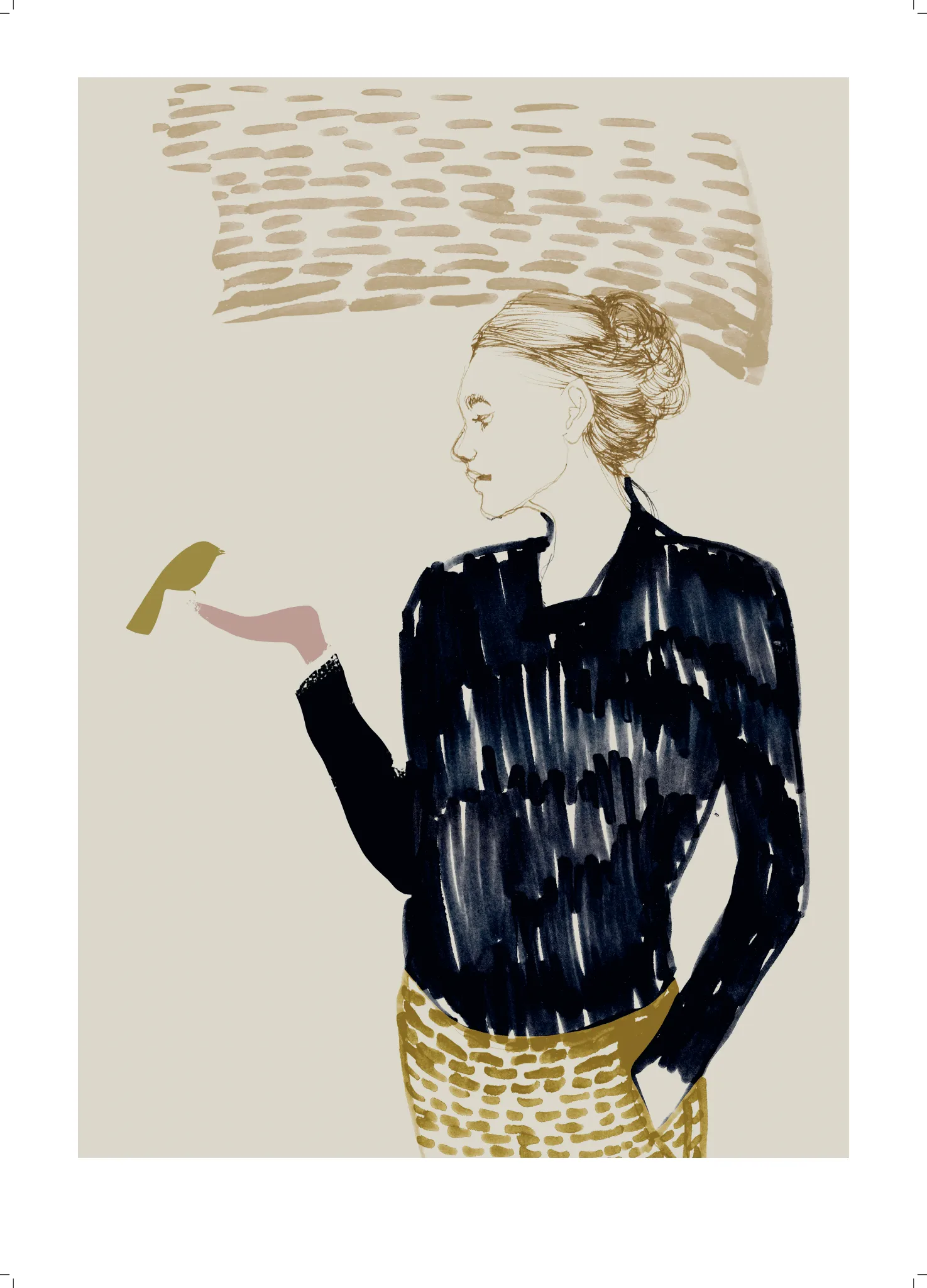 Hello juliste, 50x70 cm Anna Bülow