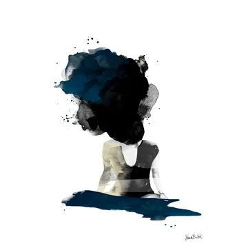 On her mind juliste - 50 x 70 cm - Anna Bülow