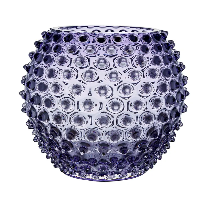 Hobnail Globe maljakko 18 cm - Indigo - Anna Von Lipa