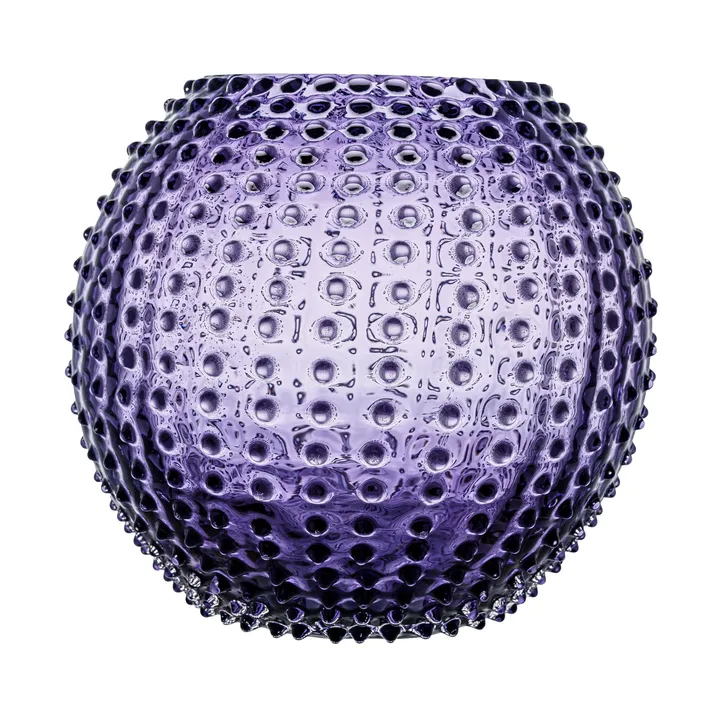 Hobnail Globe maljakko 24 cm - Indigo - Anna Von Lipa