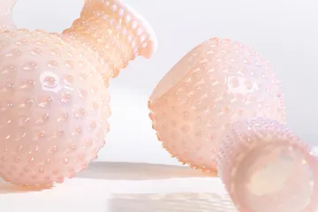 Hobnail lasi 20 cl - Soft rosa - Anna Von Lipa
