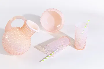 Hobnail lasi 20 cl - Soft rosa - Anna Von Lipa