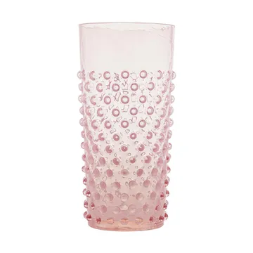 Hobnail Long drink lasi 20 cl - Soft rosa - Anna Von Lipa