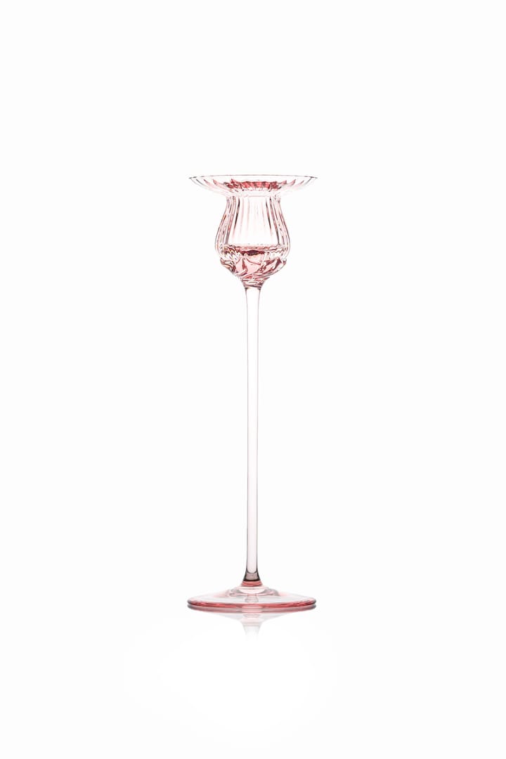 Tulipán kynttilänjalka 25 cm - Rosa - Anna Von Lipa