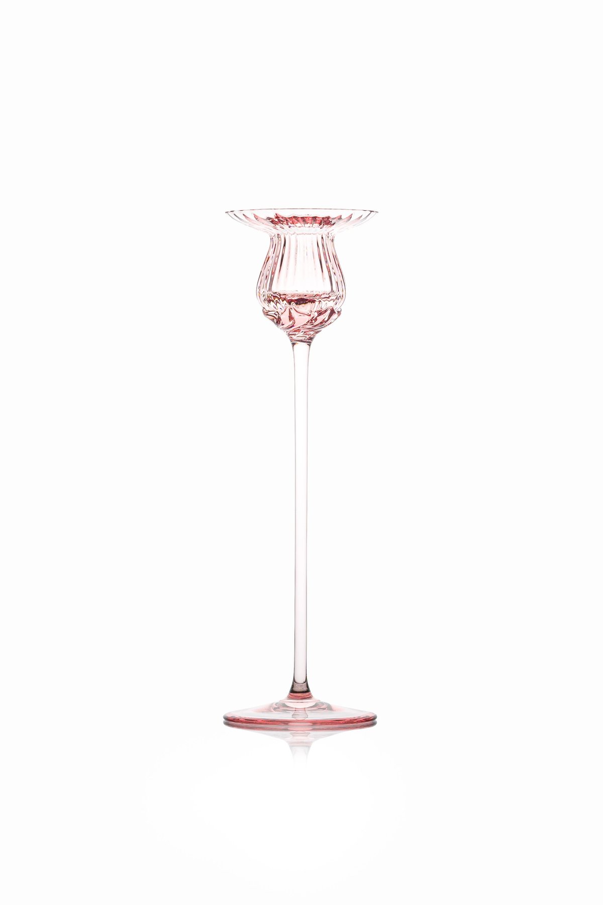 Anna Von Lipa Tulipán kynttilänjalka 25 cm Rosa | Skandinaavinen Sisustus | Kynttilänjalat & Kyntteliköt | Vaaleanpunainen