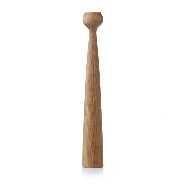 Blossom Tulip -kynttilänjalka 33,5 cm, Oiled oak Applicata