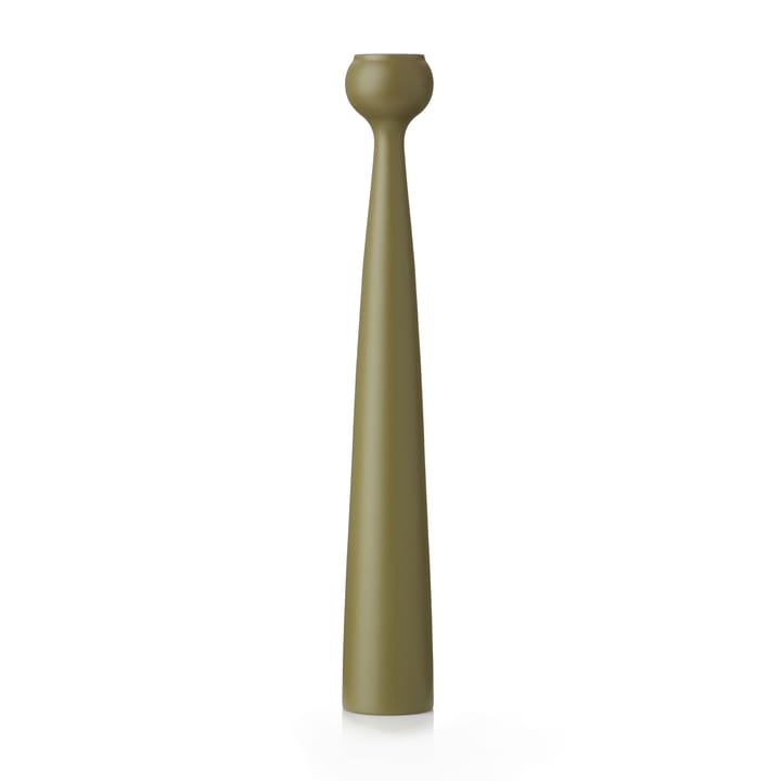 Blossom Tulip -kynttilänjalka, 33,5 cm - Olive green - Applicata