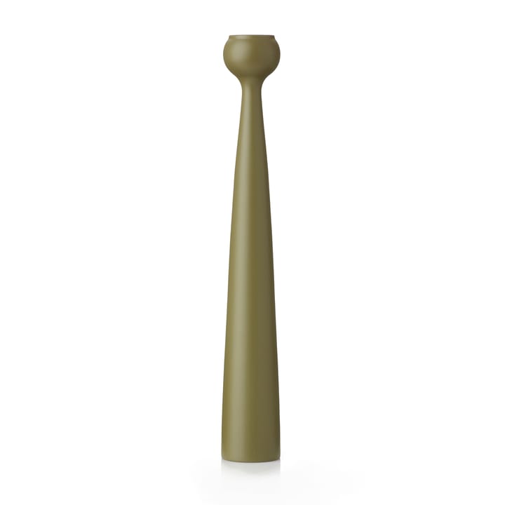 Blossom Tulip -kynttilänjalka 33,5 cm, Olive green Applicata