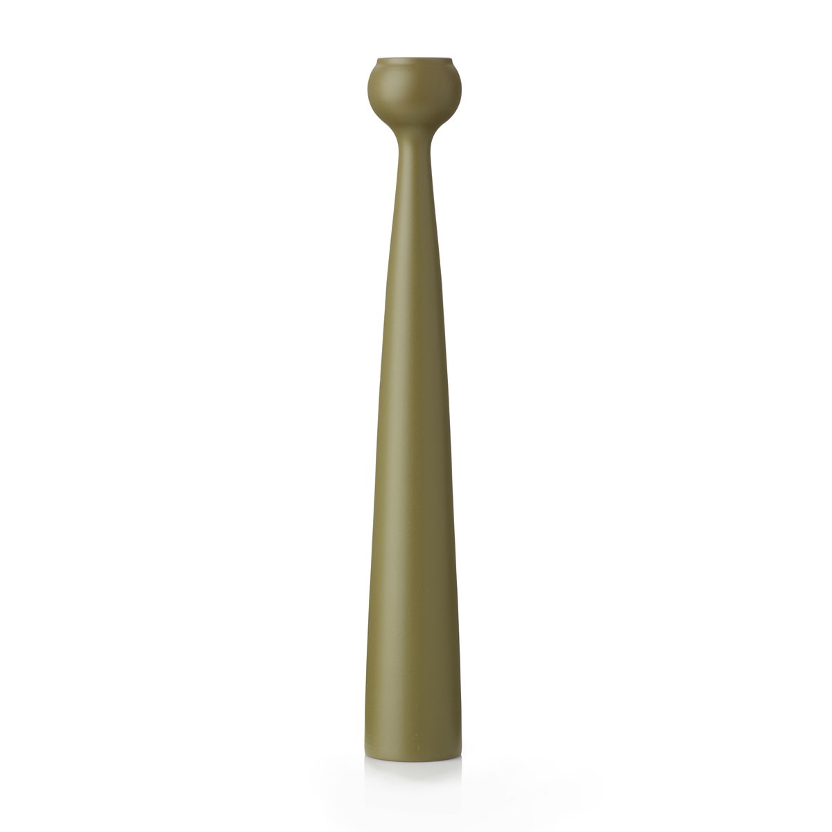 Applicata Blossom Tulip -kynttilänjalka 33,5 cm Olive green