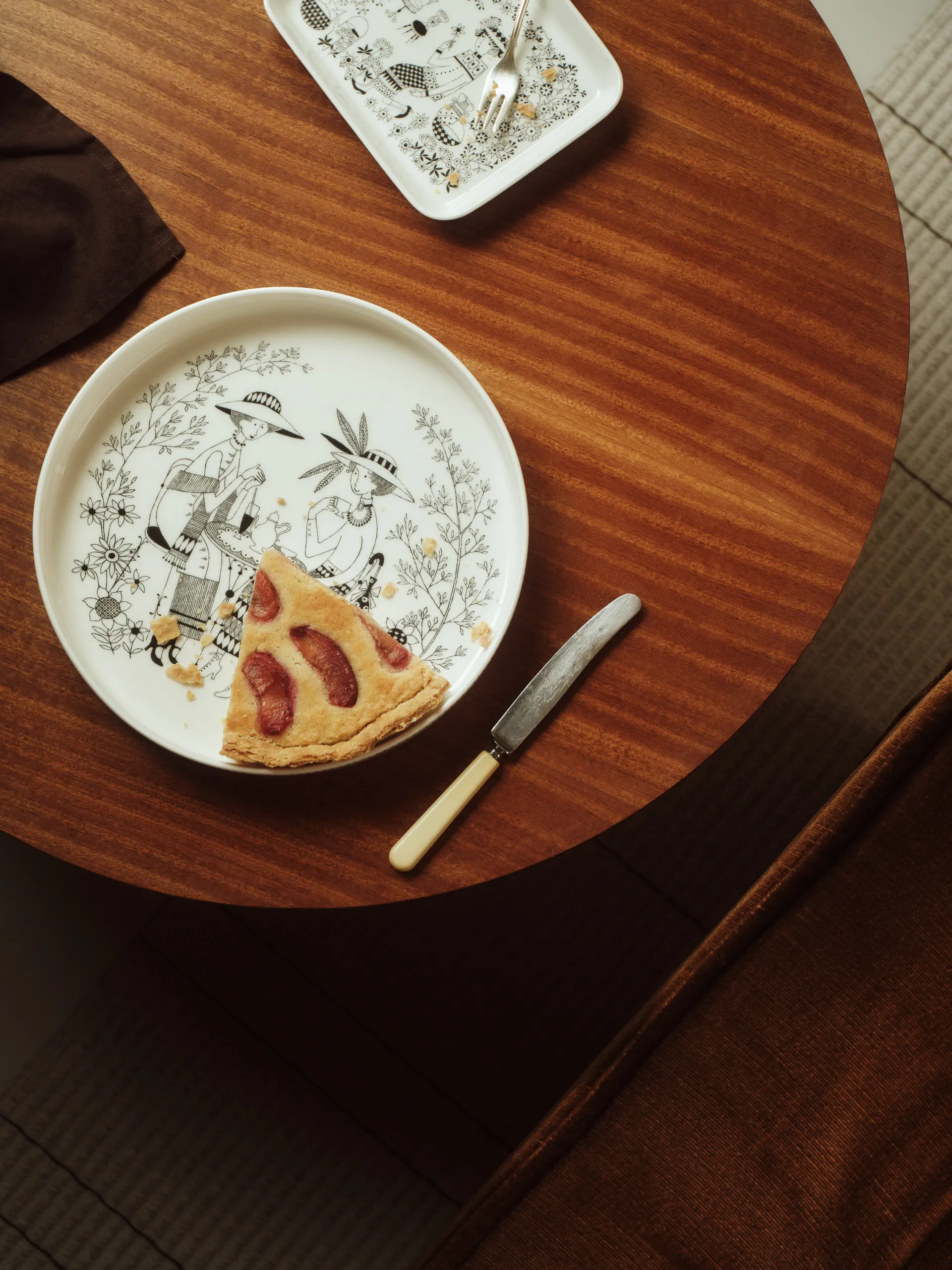 Emilia piirakkavuoka Ø28 cm, Musta-valkoinen Arabia