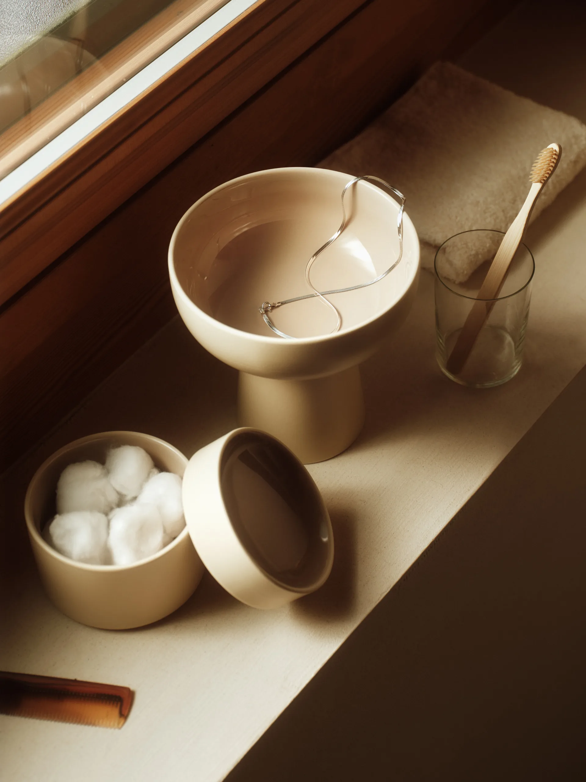 Kirnu koristeellinen kulho Ø16 cm, Beige Arabia