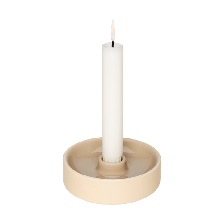 Kirnu kynttilänjalka Ø11x3,5 cm, Beige Arabia