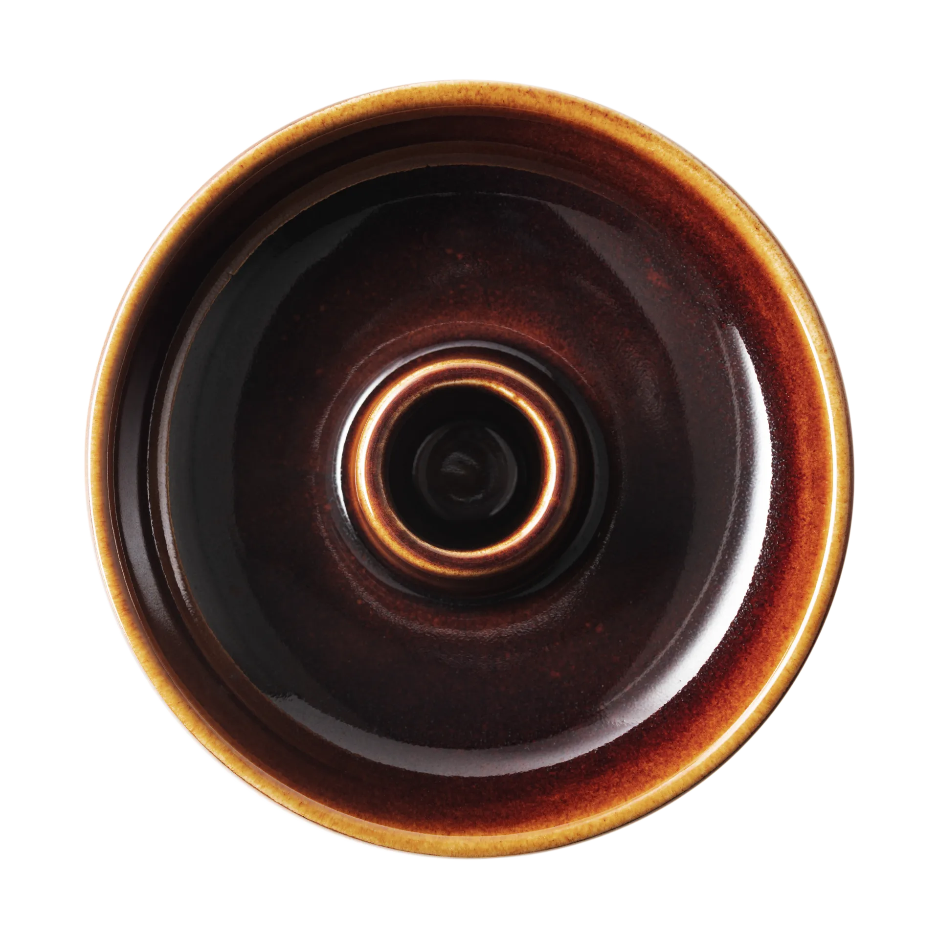 Kirnu kynttilänjalka Ø11x3,5 cm, Ruskea Arabia