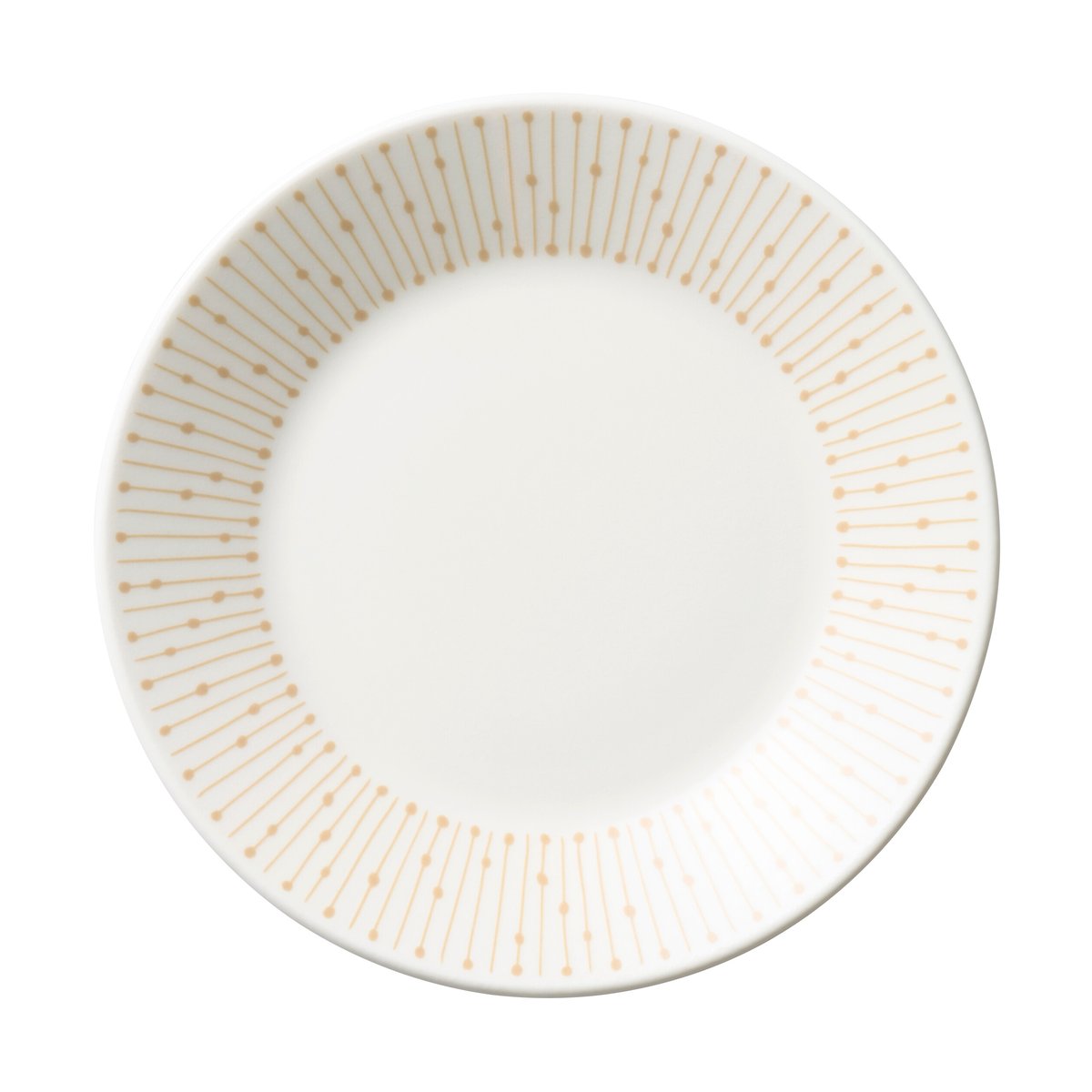 Arabia Mainio Sarastus -aluslautanen 11,5 cm Beige | Skandinaavinen Sisustus | Asetit & Teevadit | Beige