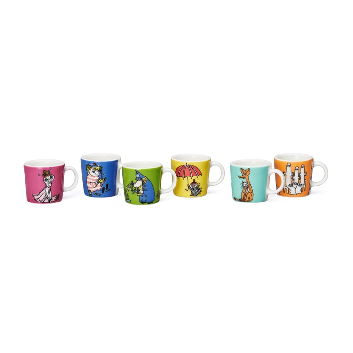 Mumin minimukia 6-pack Kolmas classic - Multi - Arabia