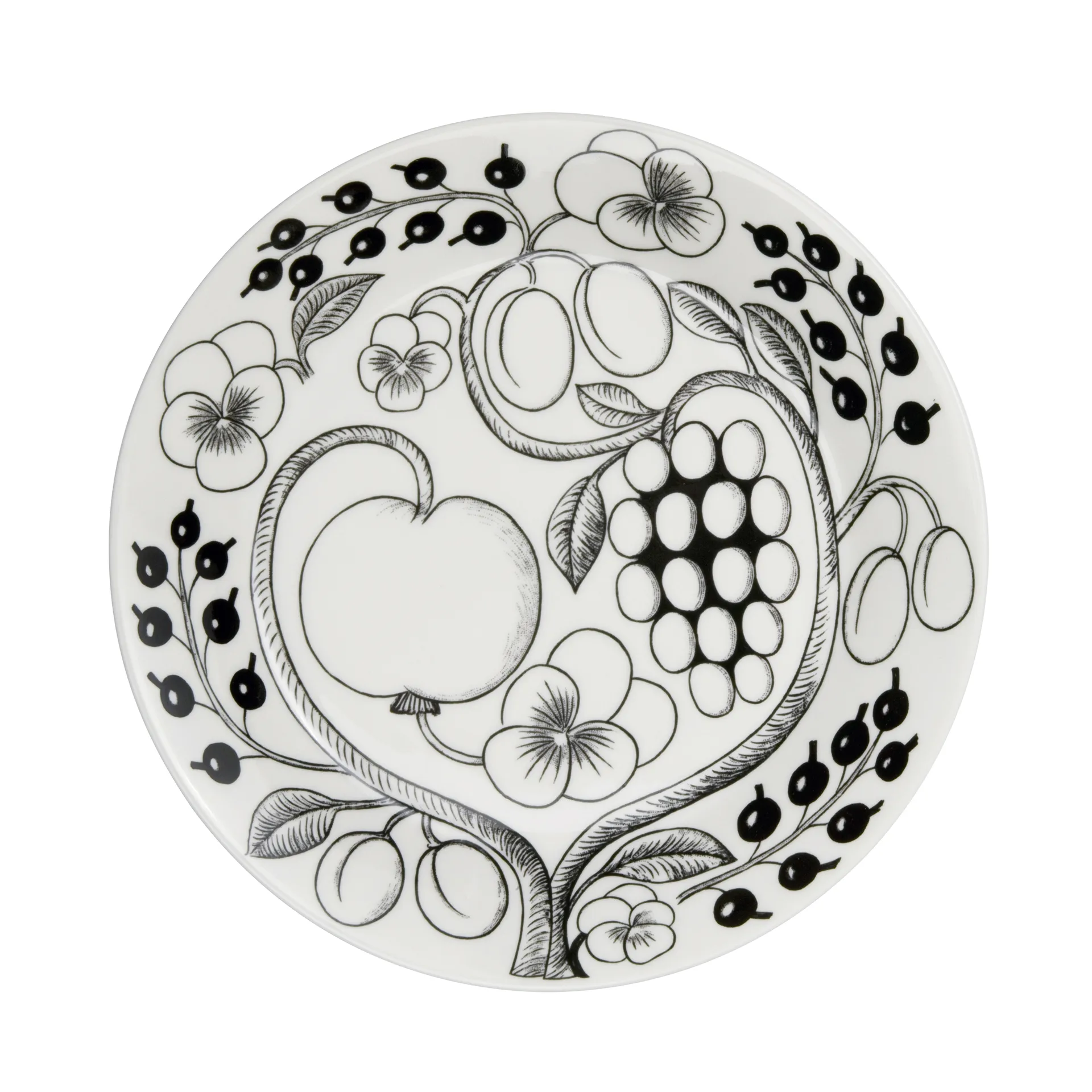 Paratiisi lautanen Ø 26 cm, Musta Arabia