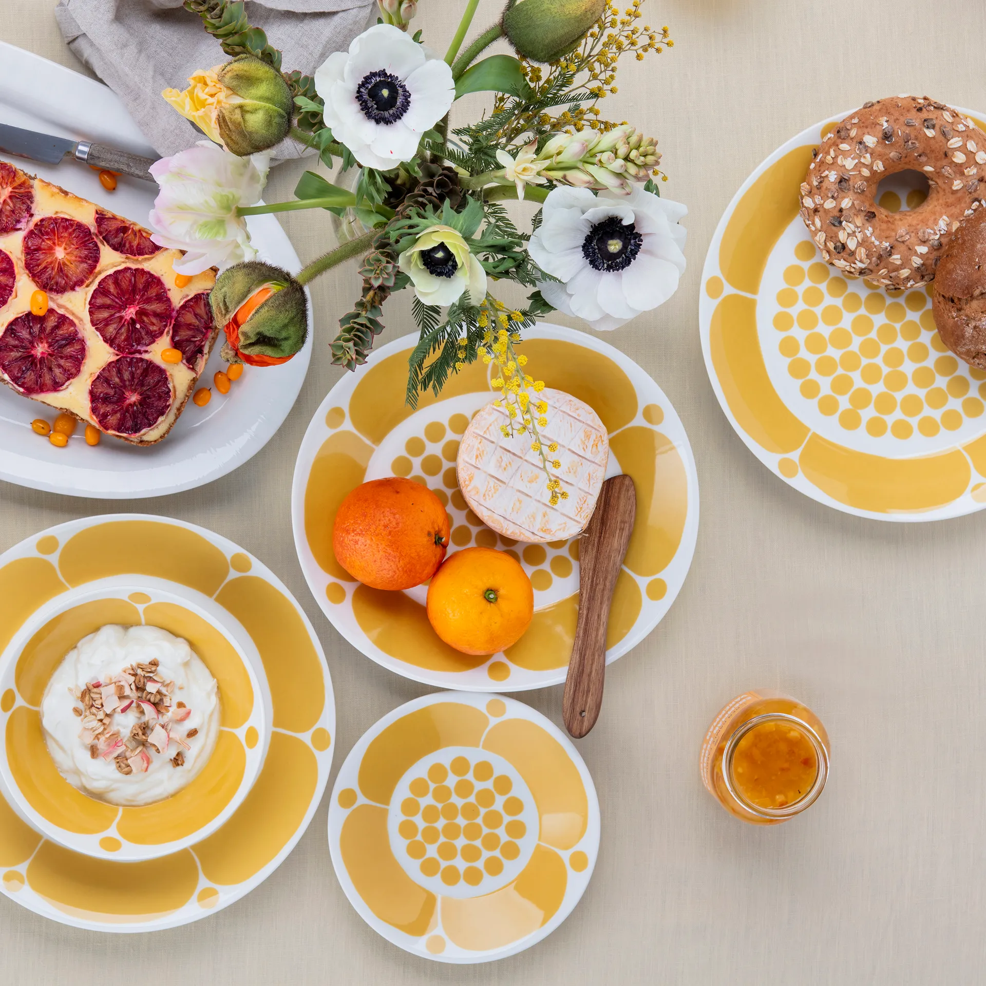 Sunnuntai lautanen, Keltainen, Ø26 cm Arabia