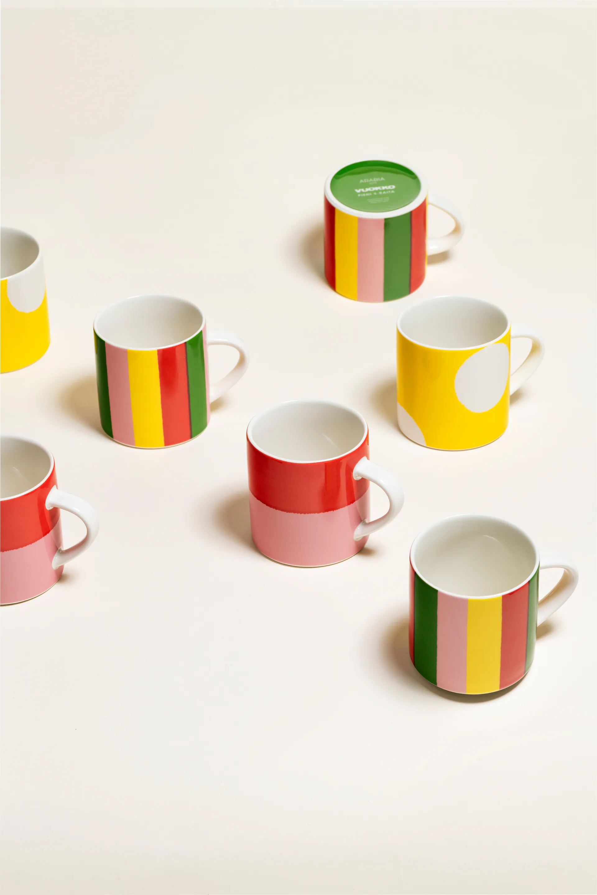 Vuokko muki 35 cl, Kraklee keltainen Arabia