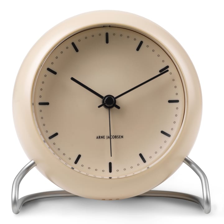 AJ City Hall pöytäkello - Sandy beige - Arne Jacobsen Clocks
