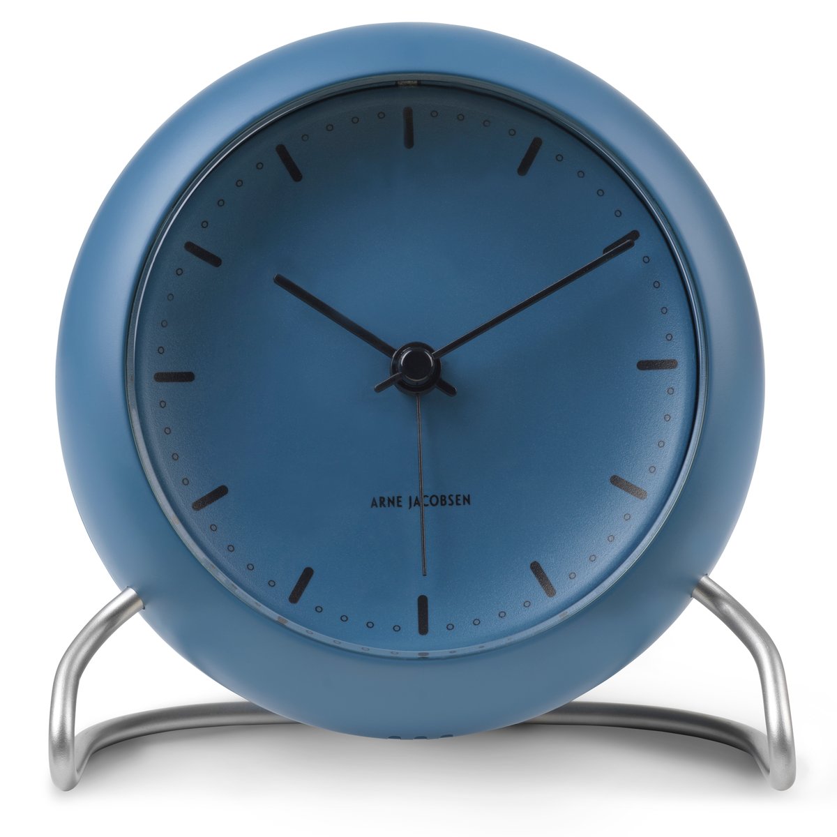 Arne Jacobsen Clocks AJ City Hall pöytäkello Stone blue