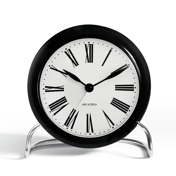 AJ Roman pöytäkello - musta - Arne Jacobsen Clocks