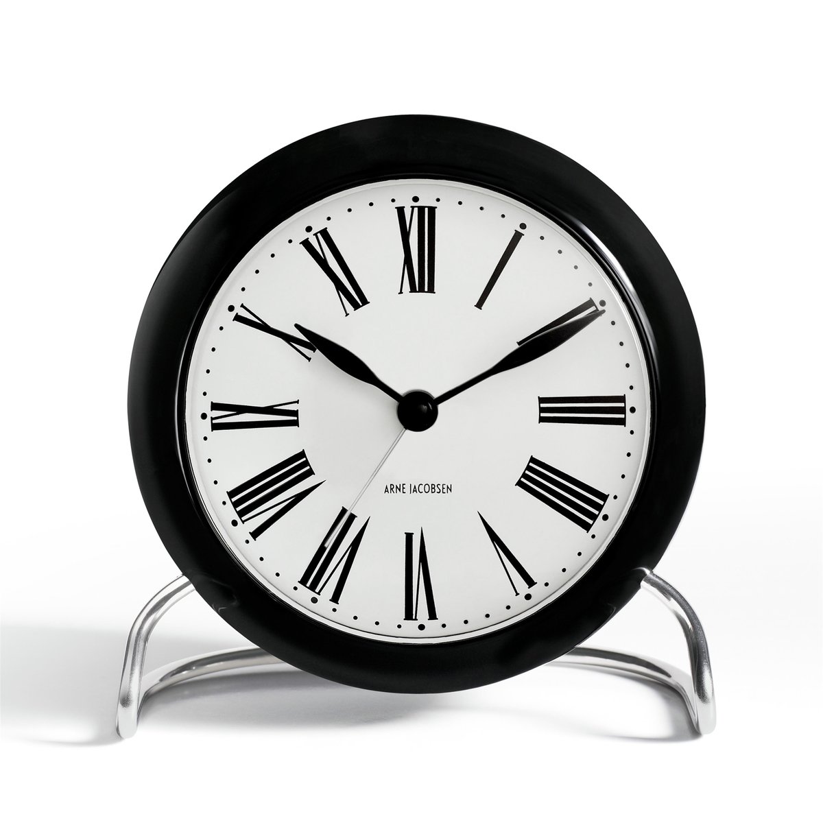 Arne Jacobsen Clocks AJ Roman pöytäkello musta