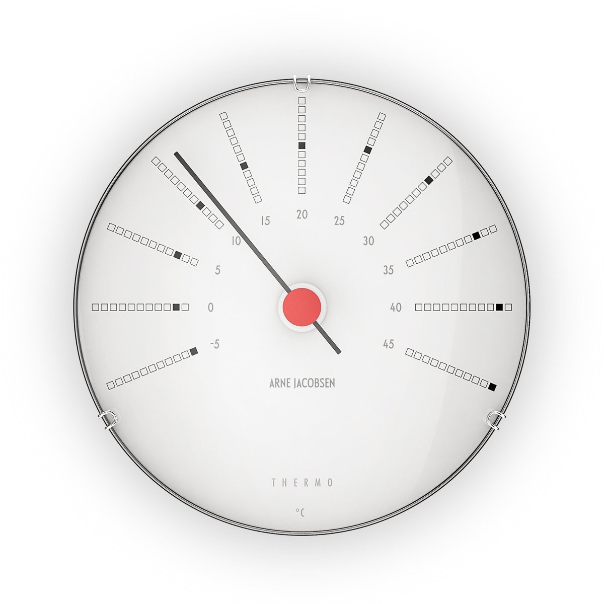 Arne Jacobsen Clocks Arne Jacobsen -sääasema lämpömittari