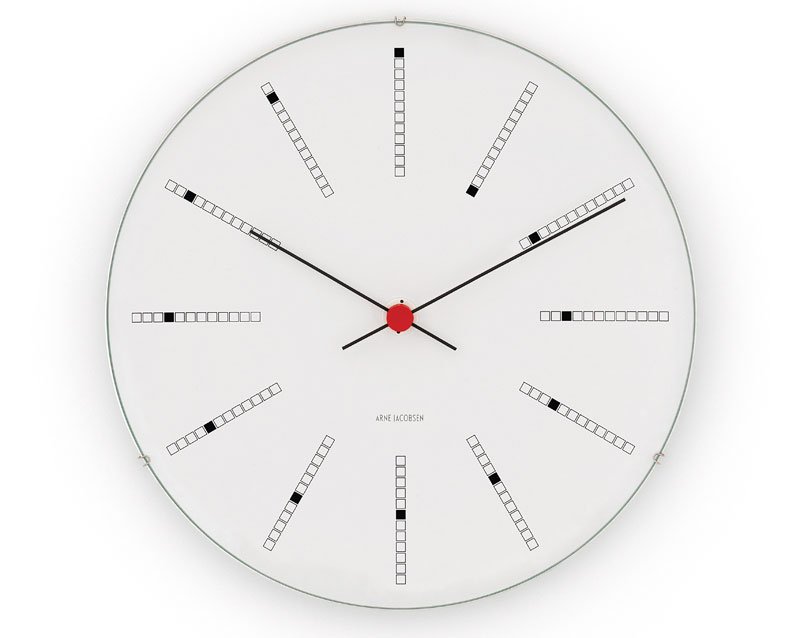 Arne Jacobsen Clocks Arne Jacobsenin Bankers kello Ø 160 mm
