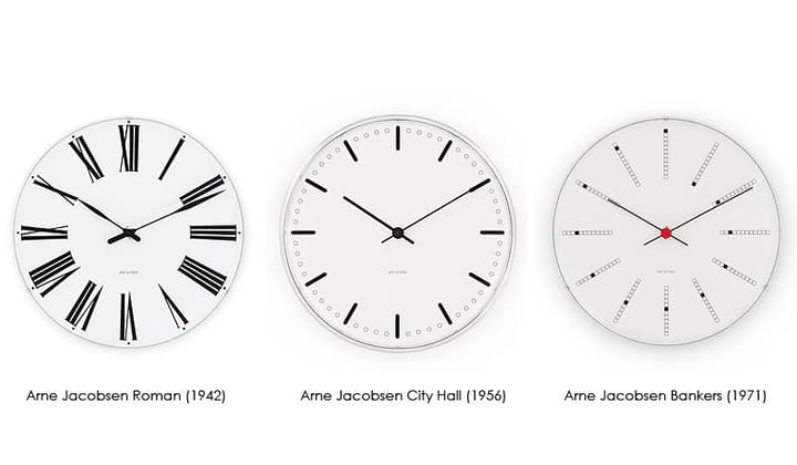 Arne Jacobsenin City Hall kello - Ø 290 mm - Arne Jacobsen Clocks