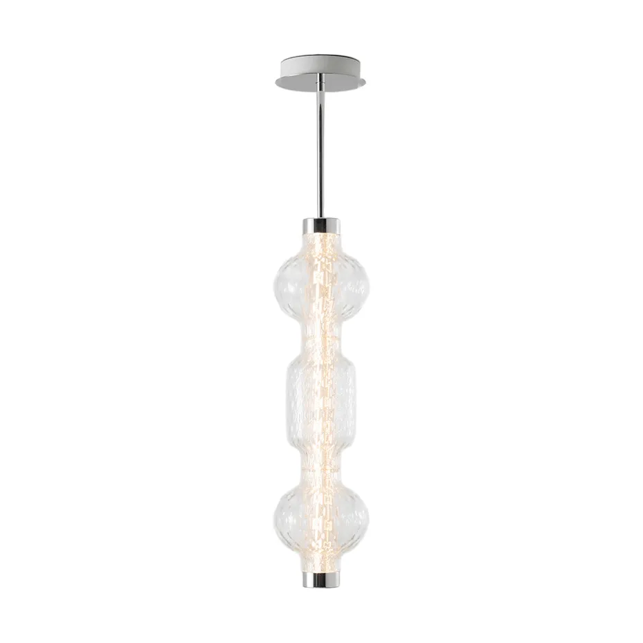 Alambicco pystyriippuvalaisin, 3 lasikupua Artemide