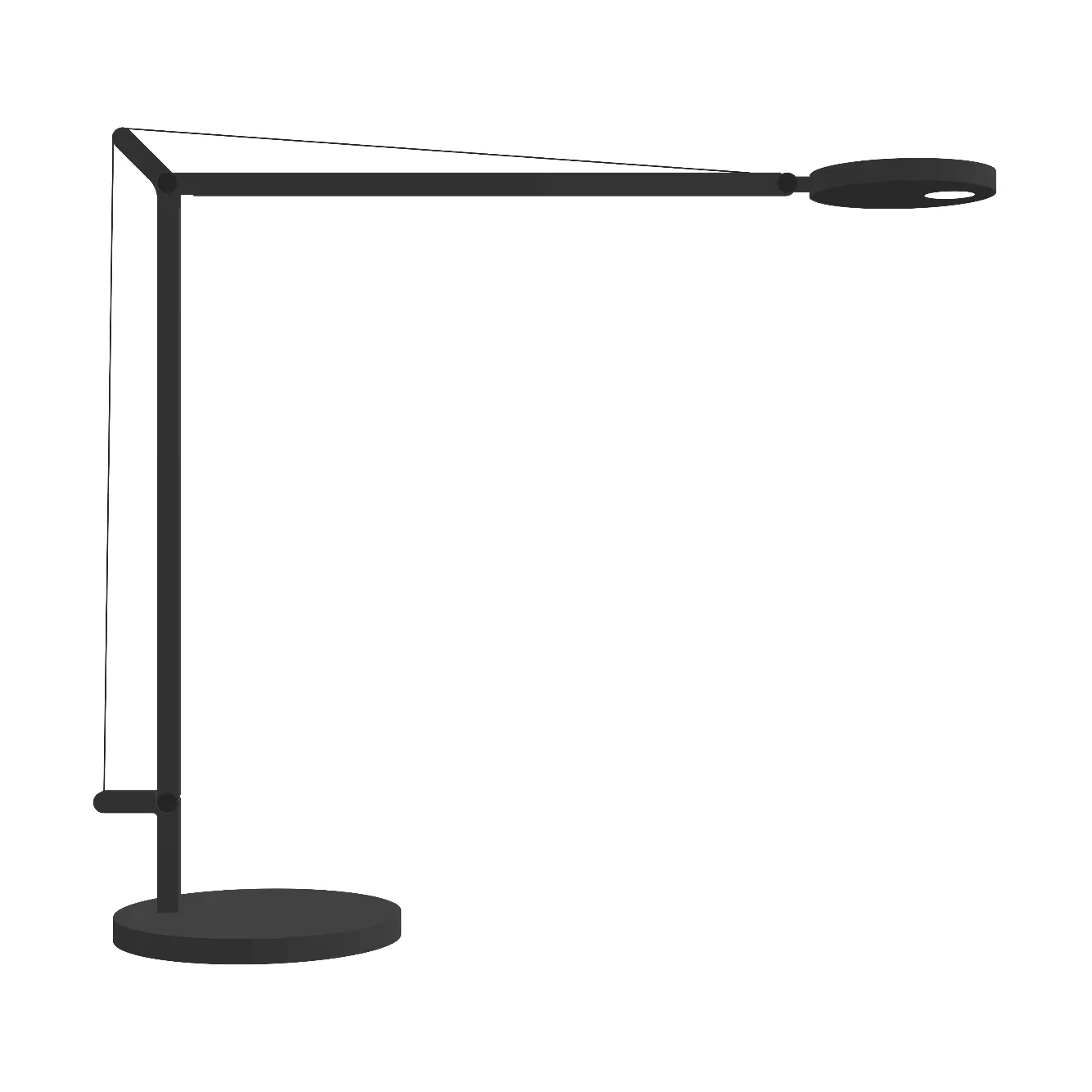 Demetra pöytälamppu - Glossy black,  Artemide